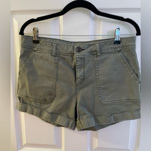 C&C California Olive Green Cotton Shorts 10